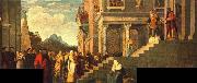 TIZIANO Vecellio Presentation of the Virgin at the Temple Sweden oil painting artist